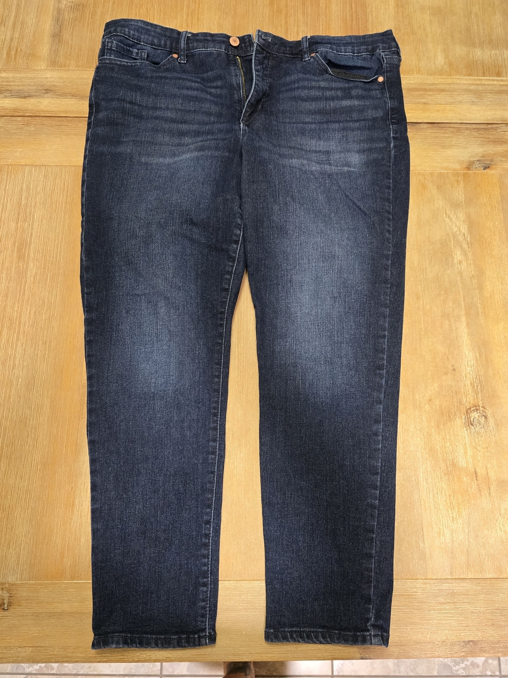 sofia by sofia vergara Women's Dark Indigo Skinny Jeans